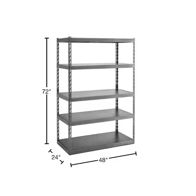 5-Tier Steel Garage Storage Shelving Unit M9401